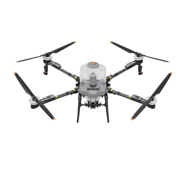 Агродрон DJI Agras T70P — вид в перспективе, официальное фото на белом фоне